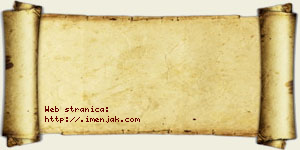 Jelisaveta Gojković vizit kartica